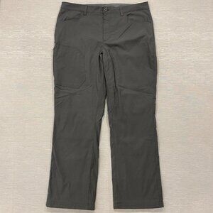 Eddie Bauer Fleece Lined Tech Pants Mens 38 x 32" Gray Water Repellent Insulated